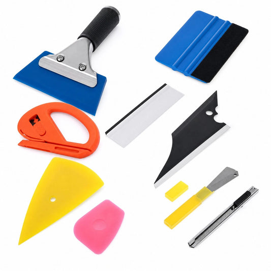 Car Wrap Application Tools Vinyl Squeegee Felt Auto Film Installation Tools Kit