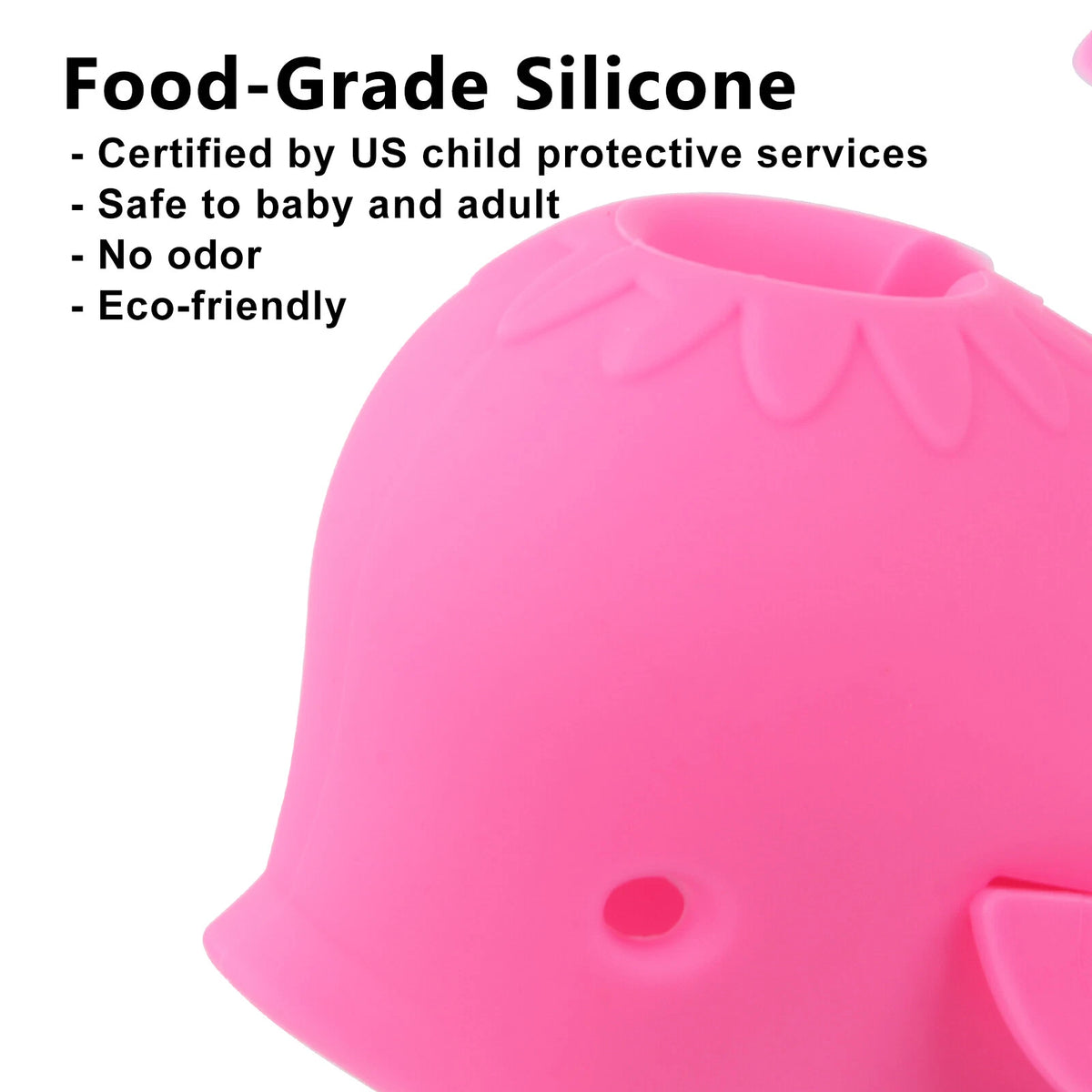 Baby Bathtub Spout Cover Safety Bathroom Silicone Faucet Guard Protector for Kid
