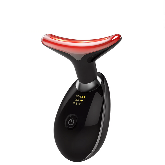 Neck Face Lifting Massager Skin Tighten Device LED Anti Wrinkle Double Chin