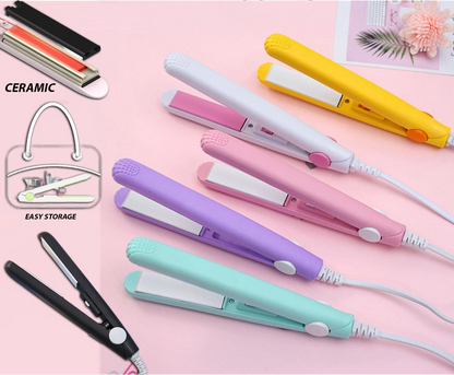 Mini Portable Hair Iron Hair Straightener Curler Professional Hair Irons Ceramic