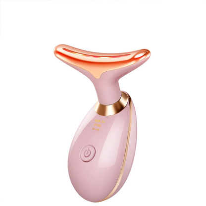 Neck Face Lifting Massager Skin Tighten Device LED Anti Wrinkle Double Chin