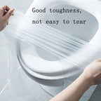 50PCS Disposable Travel Toilet Seat Covers – Waterproof & Portable