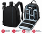 Waterproof Camera Backpack Shoulder Bag for Canon Nikon and Sony DSLR Cameras