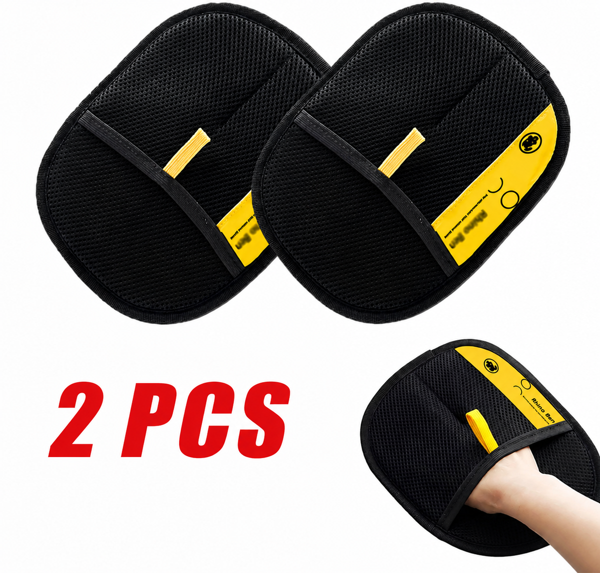 2-Pack Pet Hair Removing Gloves