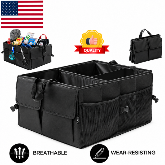 Trunk Cargo Organizer Folding Storage Collapse Bag Bin For Car Truck SUV 40L US