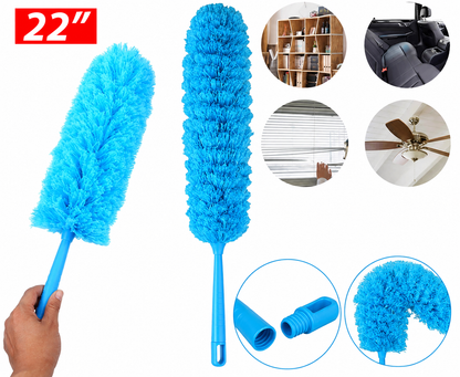 Microfiber Duster Cleaning Brush Dust Cleaner Bendable Handle Soft Ceiling Fan