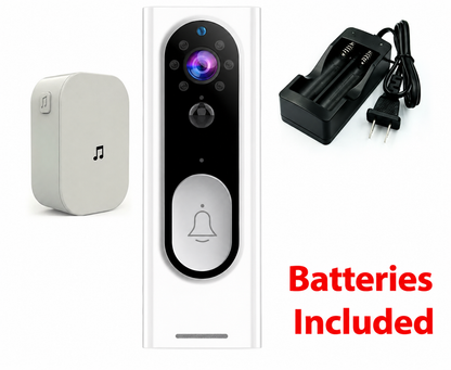 WiFi Ring Doorbell 1080P HD Security Camera Wireless Door Bell Camera With Chime