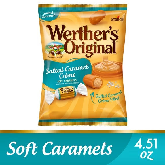 Werther’s Original Salted Caramel Creme Soft Caramels Candy 4.51 oz - 1 Bag