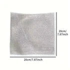 20 Non Scratch Wire Dishwashing Rag Microfiber Cleaning Cloth for Washing Dishes