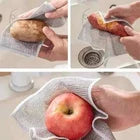 20 Non Scratch Wire Dishwashing Rag Microfiber Cleaning Cloth for Washing Dishes