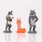 10 PCS Masha and The Bear Action Figures Set Party Toys Dolls Gift Cake Toppers