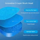 Disposable Toilet Brush Bathroom Bowl Cleaning Set Tool Replacement Heads Refill