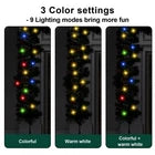 10FT Lighted Christmas Garland Pine Garland Decor with 50LED Lights Remote Timer
