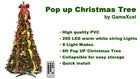 6ft Pop up Christmas Tree Prelit Pull up Christmas Tree with Lights Party Decor