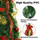 6ft Pop up Christmas Tree Prelit Pull up Christmas Tree with Lights Party Decor