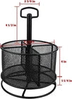 Large Pen Holder Pencil Holder with 4 Compartments for Desk Office Home School
