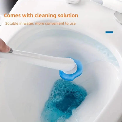Disposable Toilet Brush Bathroom Bowl Cleaning Set Tool Replacement Heads Refill