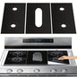 3 Pc Gas Stove Range Top Burner Cover Protector Liner Reusable Kitchen Non Stick