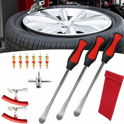 Professional Motorcycle Tire Changing Tool Steel Tire Spoon Lever Iron Tool Kit