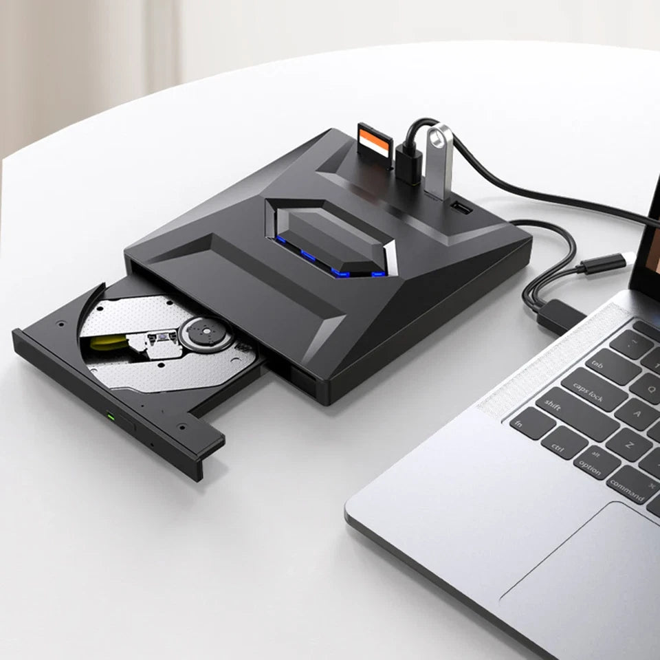 External CD DVD Drive USB 3.0 Writer Burner Player for PC Laptop Windows 11 10
