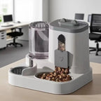 Automatic 2-in-1 Pet Feeder and Water Dispenser