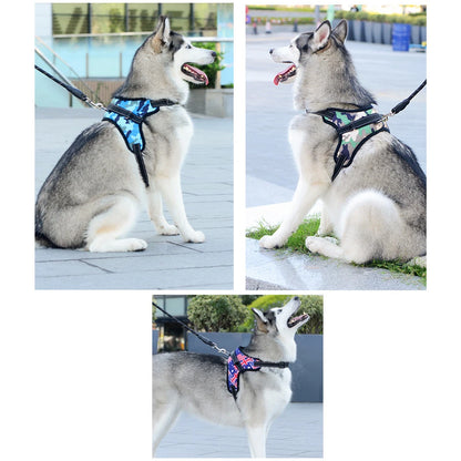 No Pull Dog Pet Harness Adjustable Control Vest Dogs Reflective XS S M Large XXL