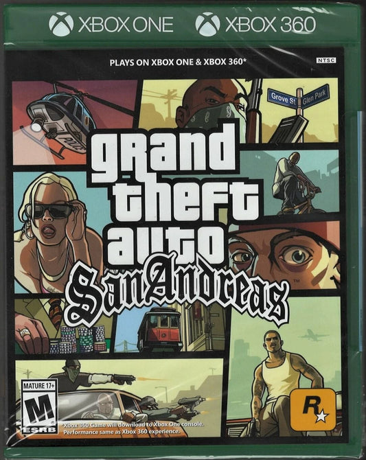 Grand Theft Auto: San Andreas (XB1 Packaging) Xbox 360