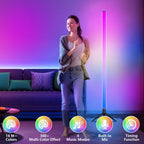 56" RGB LED Corner Floor Lamp