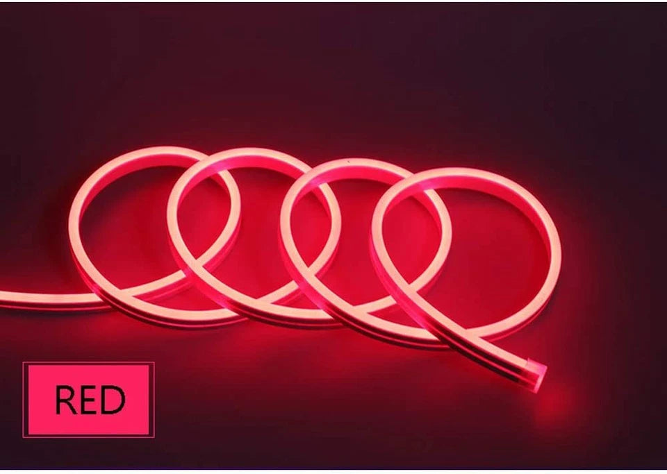 1M 2M 3M 5M 12V Flexible Sign Neon Lights Silicone Tube LED Strip Waterproof
