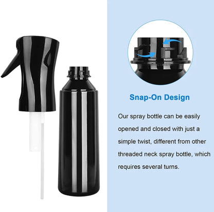 Continuous Mist Hair Spray Bottle Barber Water Sprayer Salon Plant Mister