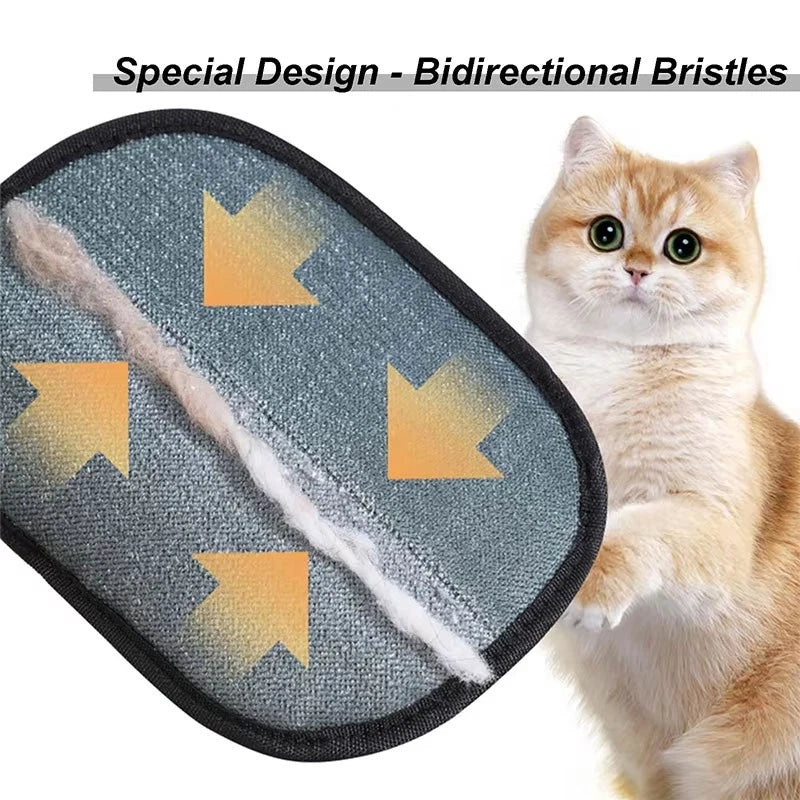 2-Pack Pet Hair Removing Gloves