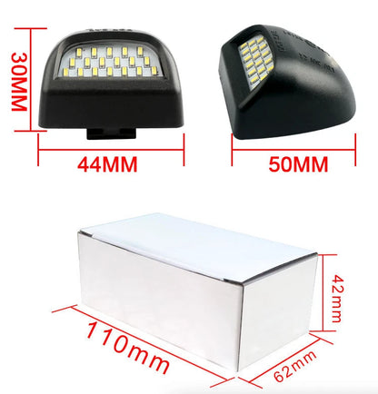 LED License Plate Tag Light Lamp for Chevy Silverado 1500/2500/3500 1999-2013
