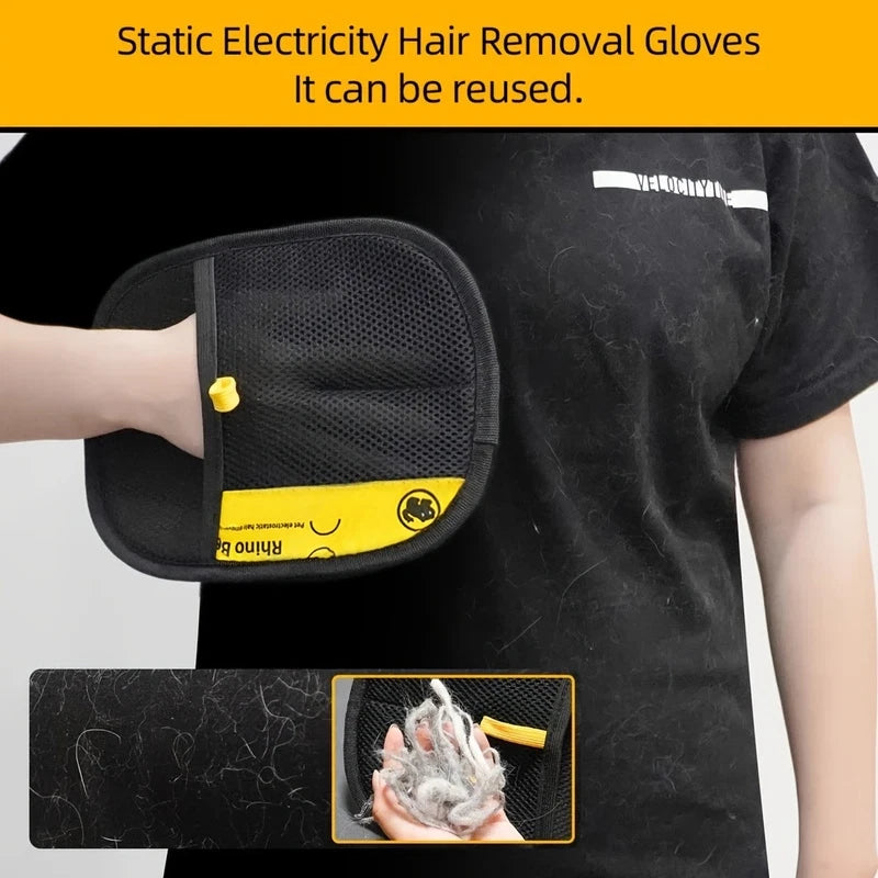 2-Pack Pet Hair Removing Gloves