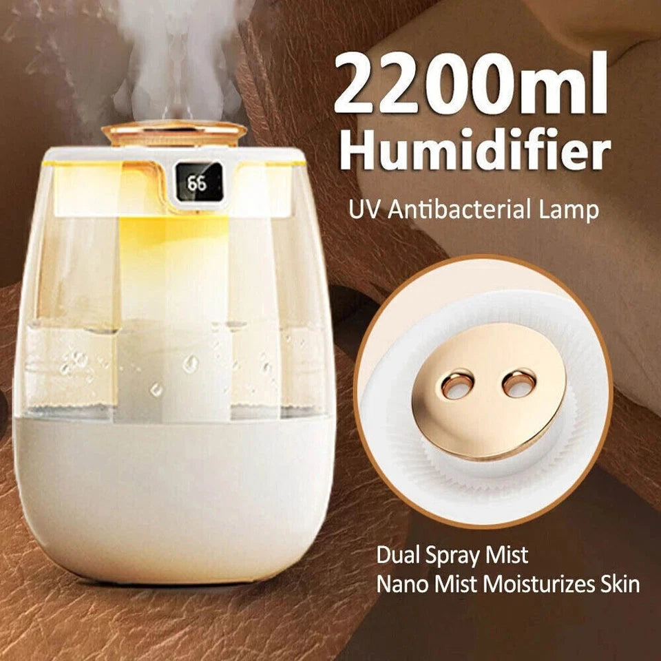 2200ML Cool Mist Humidifier