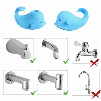 Baby Bathtub Spout Cover Safety Bathroom Silicone Faucet Guard Protector for Kid