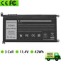 42W Battery For Dell Inspiron WDX0R WDXOR 15 7586 7579 7573 7570 7569 7560