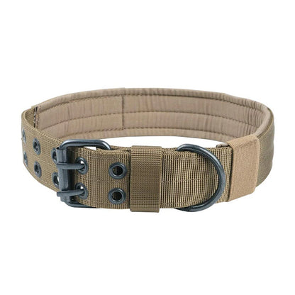 2''Wide Tactical Heavy Duty Nylon Large Dog Collar K9 Military With Metal Buckle