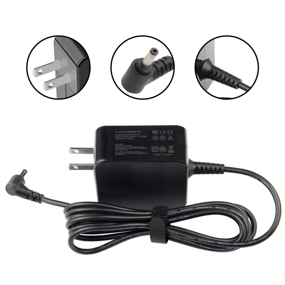 19V 2.37A 45W AC Charger Adapter For ASUS X553M X553MA Power Supply 4.0*1.35mm