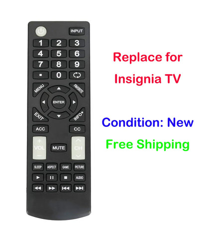 New Replace Remote for Insignia TV NS-39D400NA14 NS-RC4NA-14 NS-RC4NA-16 NS-RC4NA-18