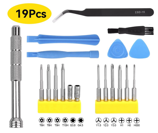 19pc Console Repair Tool Kit Screwdriver Set for PS5 Xbox Series X/S PS4 Switch