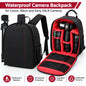 Waterproof Camera Backpack Shoulder Bag for Canon Nikon and Sony DSLR Cameras
