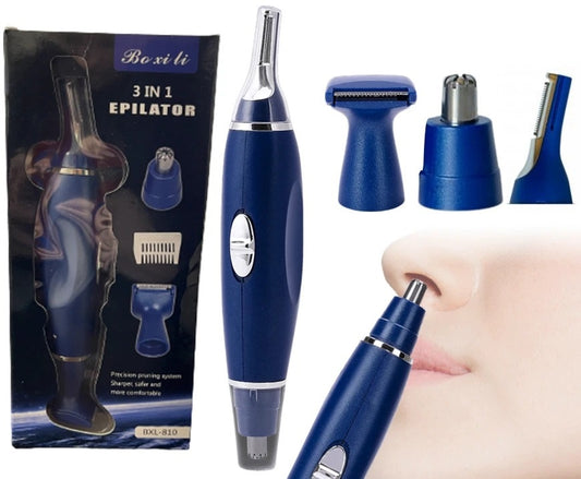 Electric Ear Beard Nose Hair Trimmer Eyebrow Mustache Remover Shaver Clipper