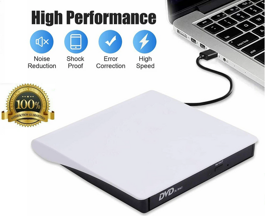 Slim External CD DVD Drive USB 3.0 Disc Player Burner Writer For Laptop PC Mac