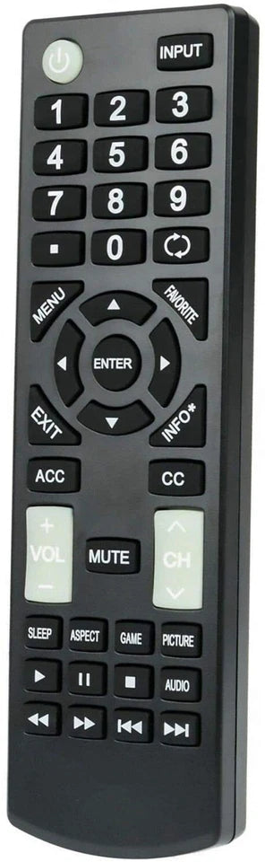 New Replace Remote for Insignia TV NS-39D400NA14 NS-RC4NA-14 NS-RC4NA-16 NS-RC4NA-18
