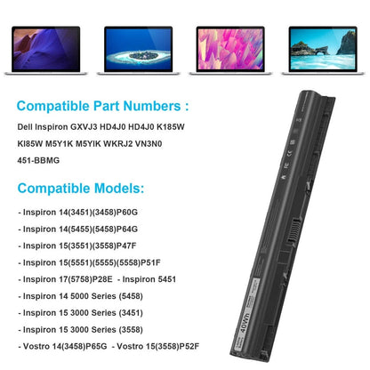 M5Y1K Laptop Battery 40Wh For Dell Inspiron 3451 5455