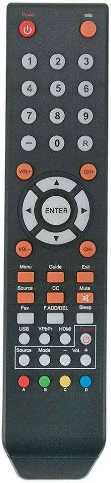 SCEPTRE TV Remote 8142026670003C for X505BV-FSRC U505CVUM X322BV-SR X505BV-F