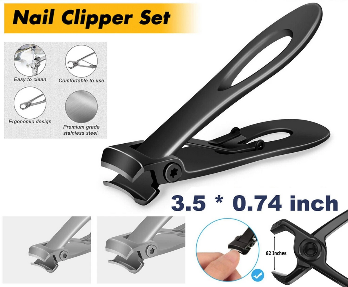 Extra Large Toe Nail Clippers For Thick Hard Nails Cutter Heavy Duty Stainless