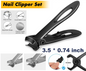 Extra Large Toe Nail Clippers For Thick Hard Nails Cutter Heavy Duty Stainless
