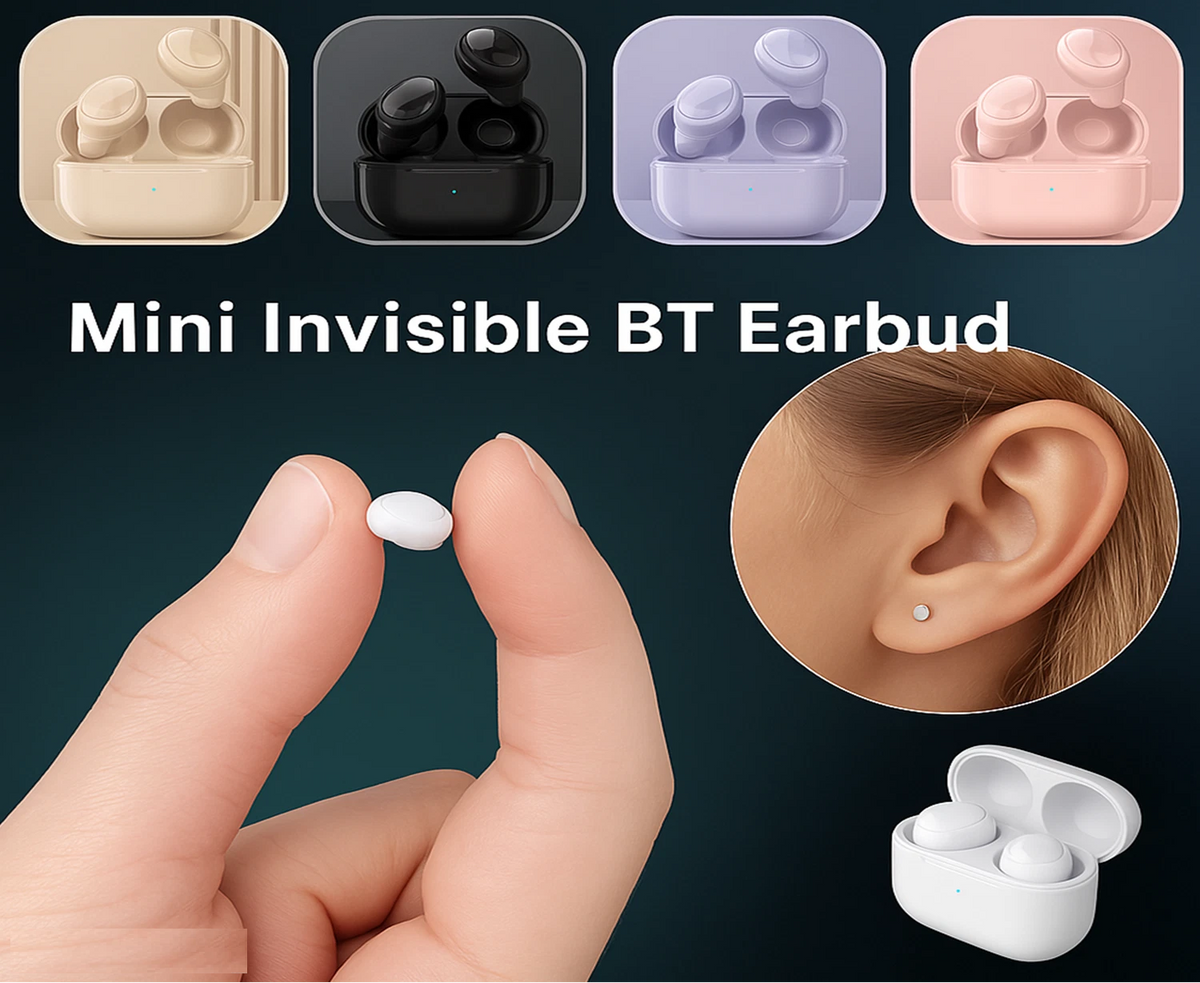 2026 NEW Mini Earbuds Invisible Sleep Headphone Bluetooth 5.2 Earphones Wireless