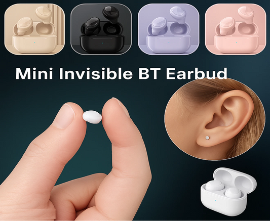 2026 NEW Mini Earbuds Invisible Sleep Headphone Bluetooth 5.2 Earphones Wireless